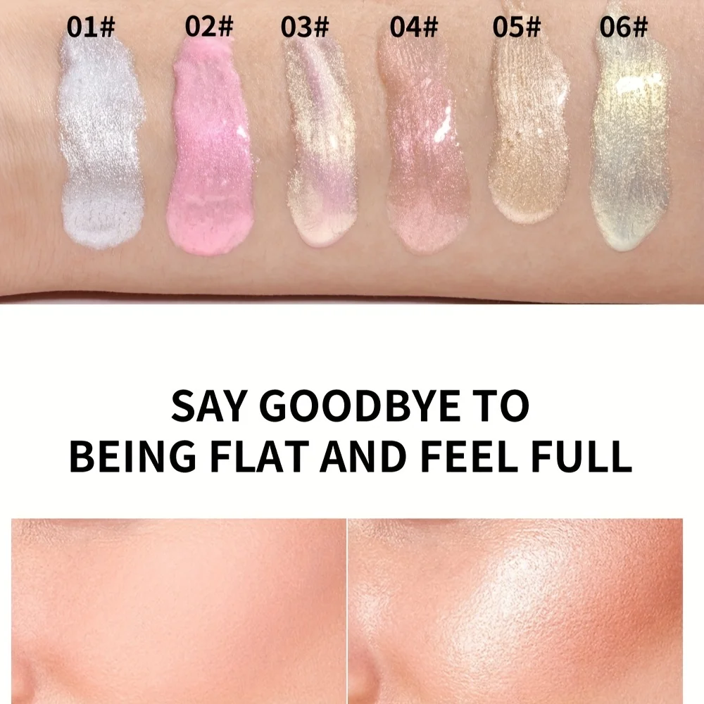 هايلايتر كونتورينج مكياج للوجه، كونسيلر سائل، برايمر برونزي، مستحضرات تجميل للوجه