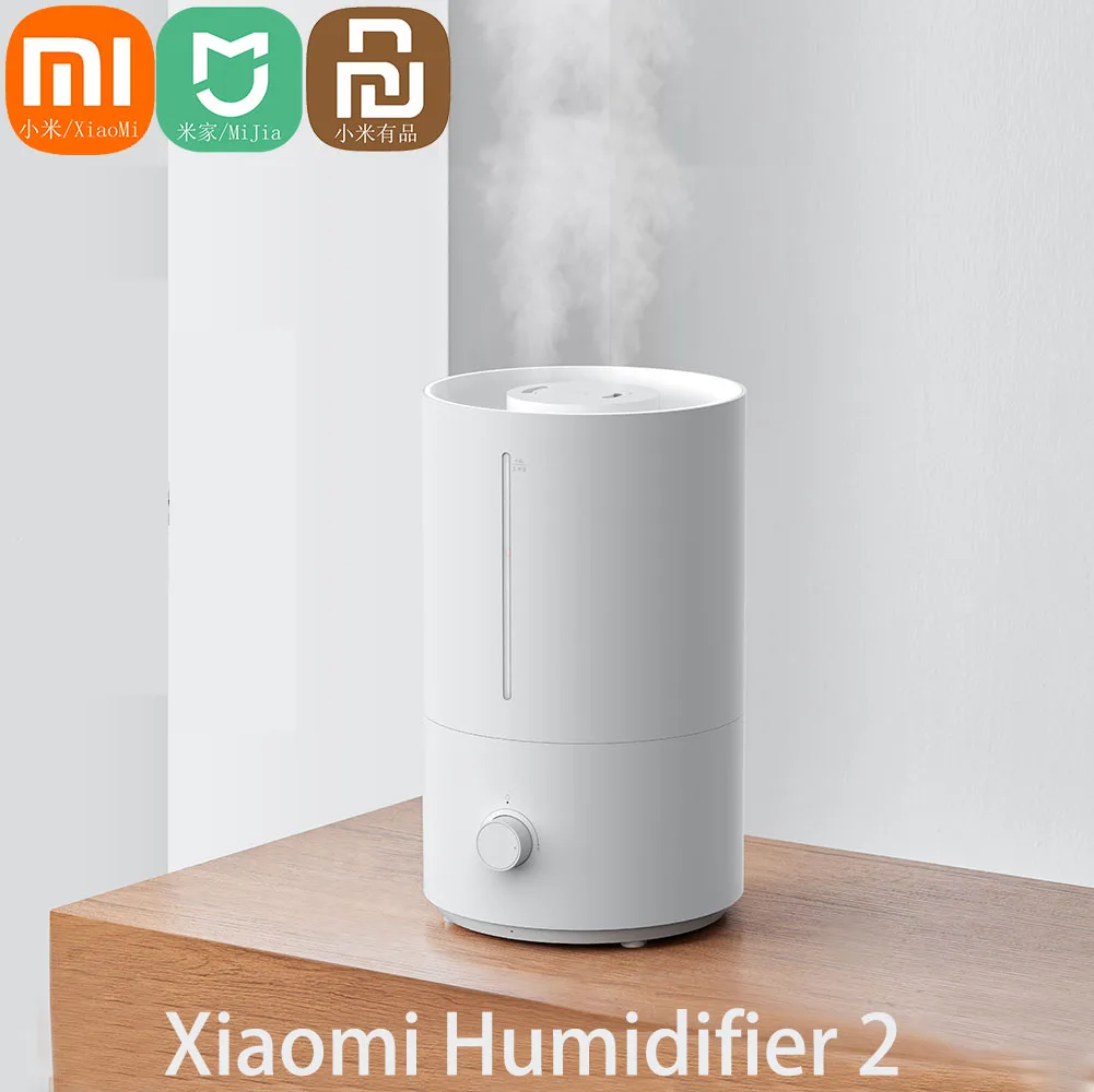 

Умный увлажнитель воздуха Xiaomi 2, 4 л, большой емкости, создатель тумана, аромадиффузор, влажность, низкий звук, техника Mijia