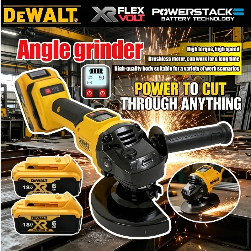 

DEWALT Brushless Angle Grinder 125MM Digital Display Version – Electric Grinding & Polishing Tool Designed for 20V System