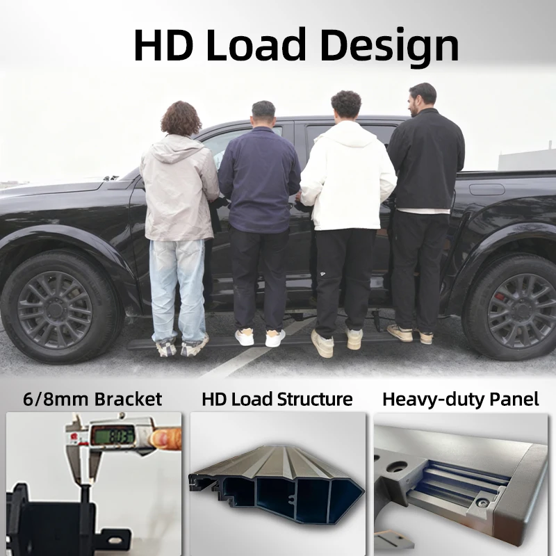 LAP Power Step LED Car SUV Aluminum Retractable Automatic Electric Side Step Running Boards For Brocon 2021-2026 3