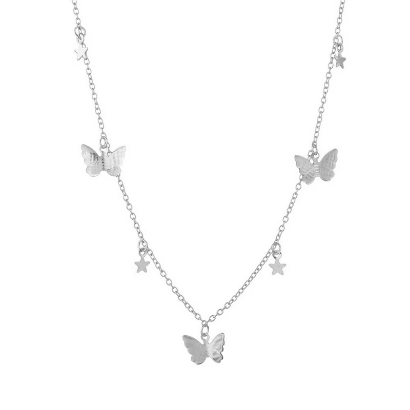 New Butterfly Pendants Neckalces for Women Short Chain Star Neckalce Sexy Neck Accessories Fashion Jewerly Gifts image 6