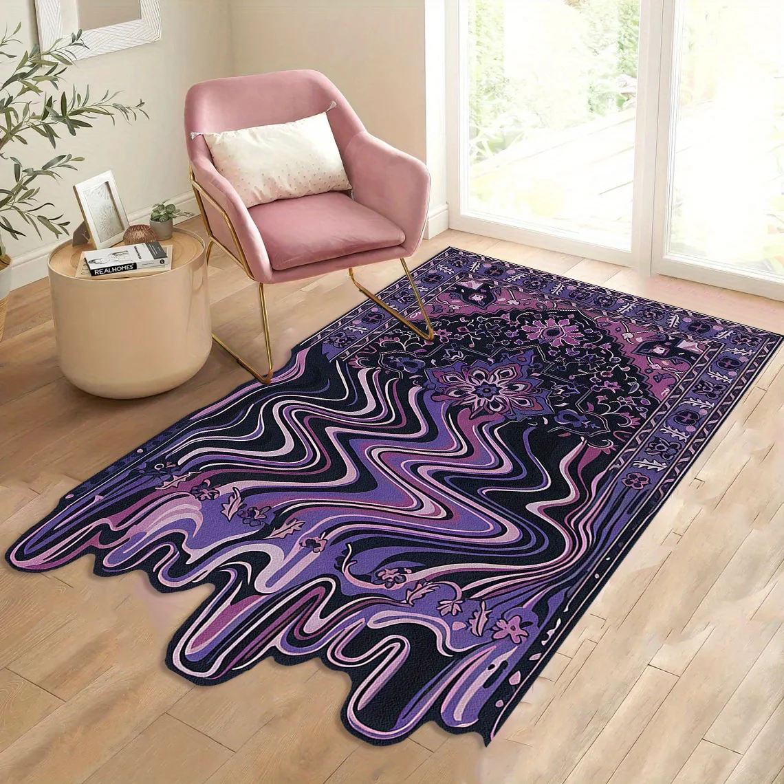 VIKAMA Abstract Carpet Irregular Floor Mat Door Mat Kitchen Rug Carpet For Living Room Rug For Bedroom Outdoor Carpet Home Decor