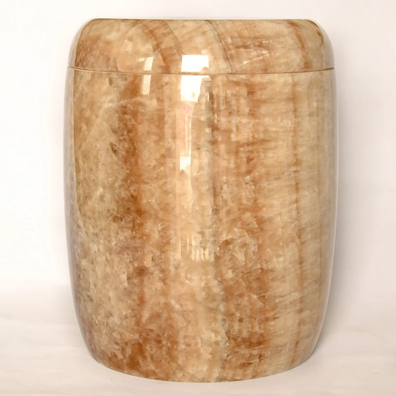 

Wholesale Low Price High Quality Pure Marble Cremation Urn Jar for Daily Use With Custom Logo