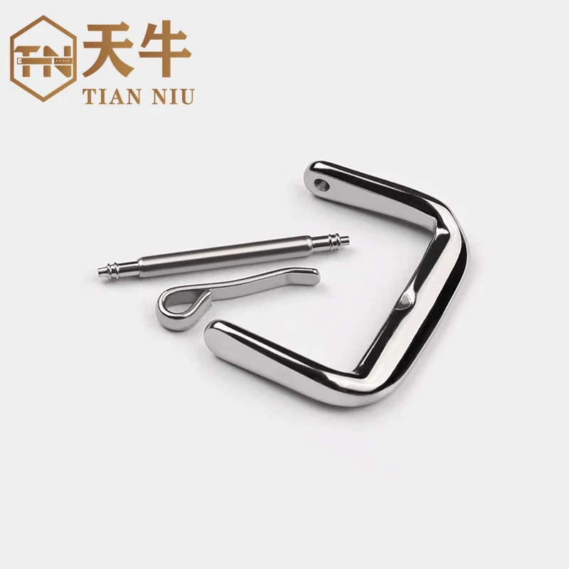 Silver Gold Rose gold Stainless Steel Watch Strap Buckle Polished Metal Watchband Clasp 6 10 12 16 18 20 22mm Watch Accessories