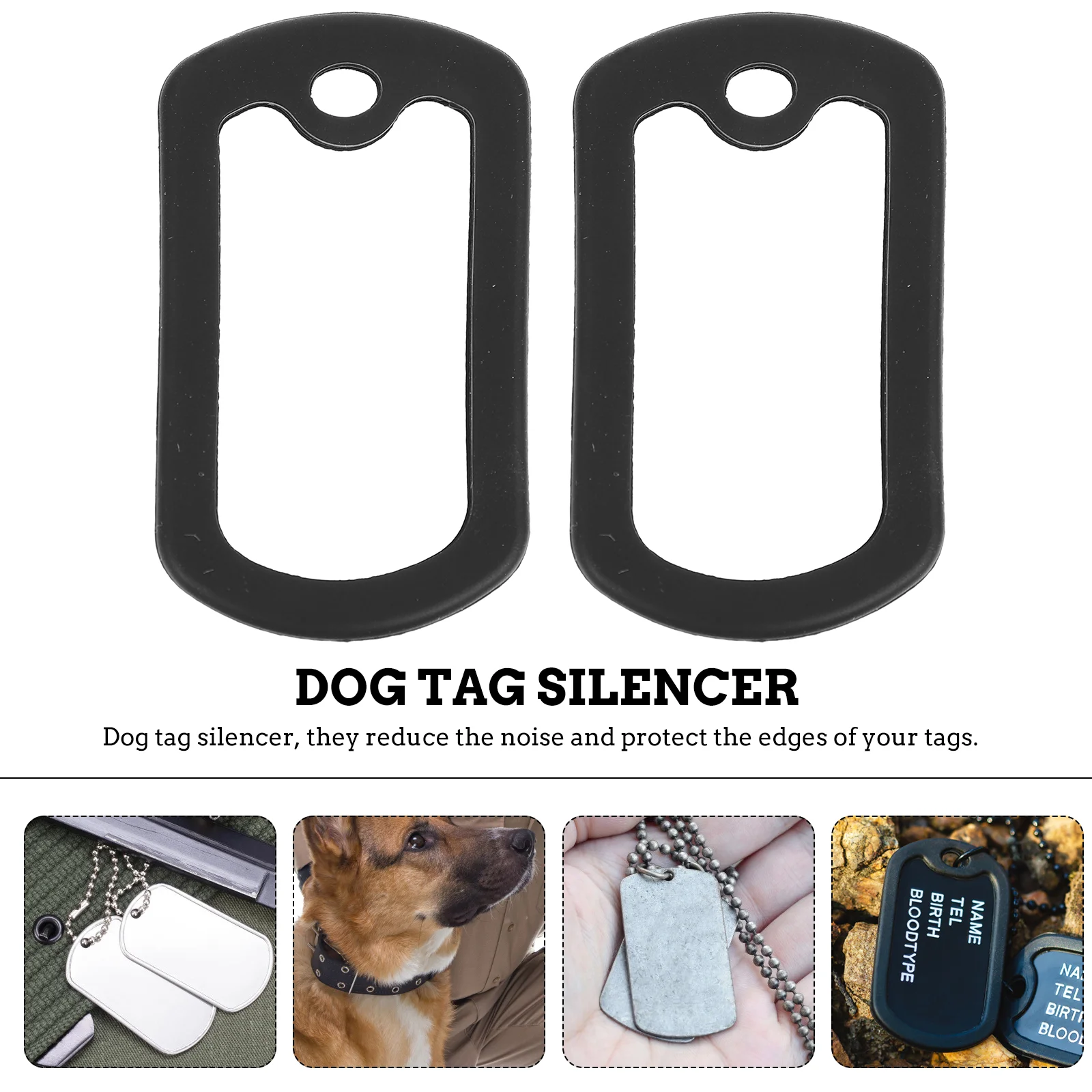 ฝาครอบป้องกันแท็กสุนัขซิลิโคน ID Protector ปลอกคอลูกสุนัขสัตว์เลี้ยง