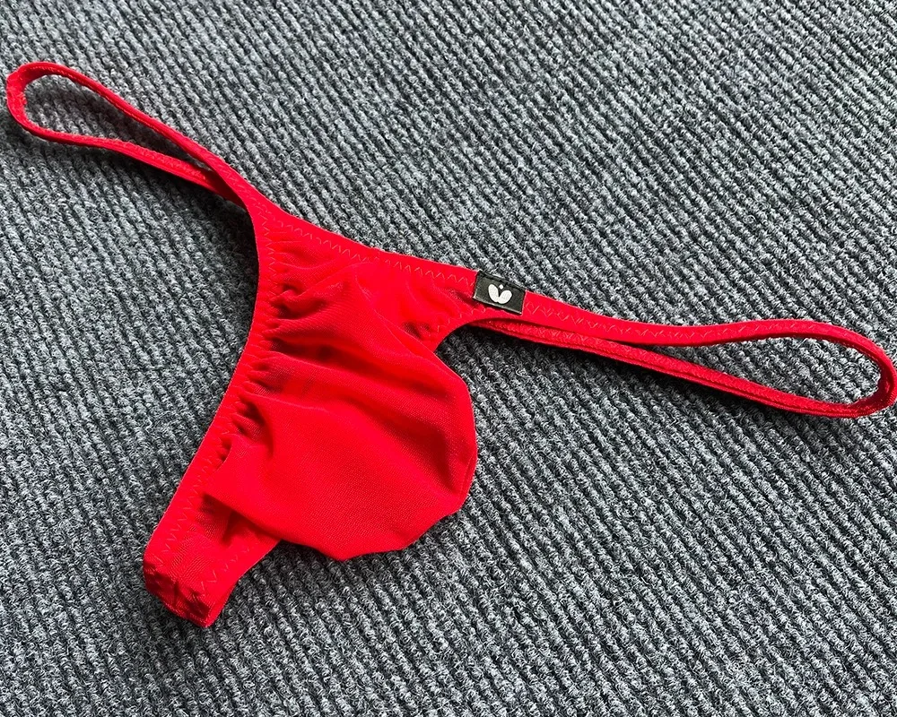 Mens Sexy Mesh Transparent Thongs  Underwear Elastic Sex Gay Men Colors Joy Underwear  Show  Cockring  String Homme Undies