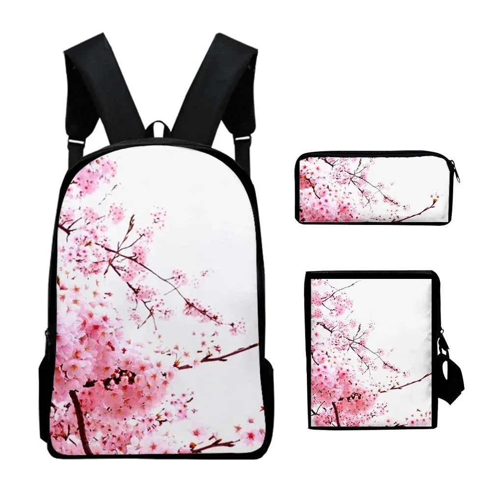 Chinese Style 3D Ink Painting Printing Backpack, School Backpacks, Laptop Backpack, Tilt Shoulder Bag, Pencil Case, Harajuku,