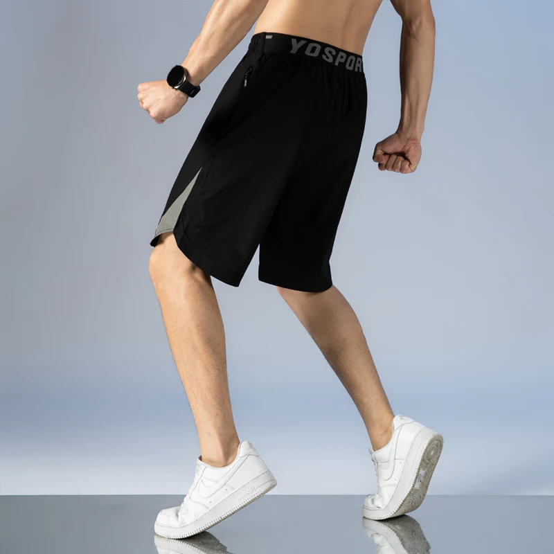 Pantalones cortos clásicos para hombre, Shorts informales para gimnasio, correr, Fitness, secado rápido, tendencia, holgados, entrenamiento de baloncesto, novedad de verano