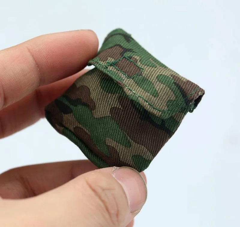 1/6 Solider Scene Accessories Special Forces Military Tactical Russian Camo Sundry Waist Pack Bag for 12 inches Action Figure