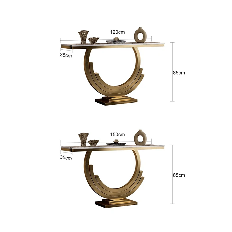 Französische klassische Konsolentische, ästhetische, elegante Konsolentische für den Flur, luxuriöses Design, Muebles De Sala-Raummöbel