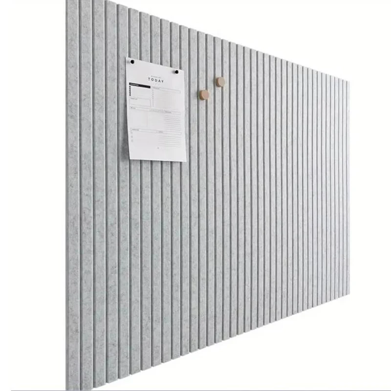 30x30CM 6PCS Felt Wall Board Pin Acoustic Panels Photo Bulletin Note Soundproof Cork Pared Tiles Decor Office Home Living Room