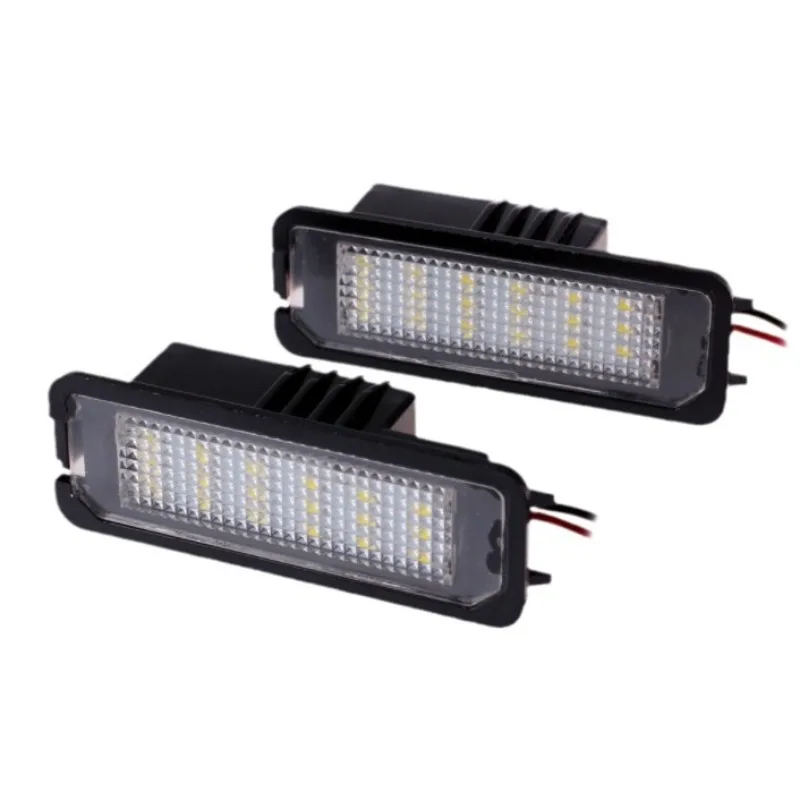 

1 шт./1 пара, 12 В, подходит для Volkswagen Golf 5/6/7, Passat, Phaeton, Polo, Shangku, Skoda, светодиодные фонари подсветки номерного знака