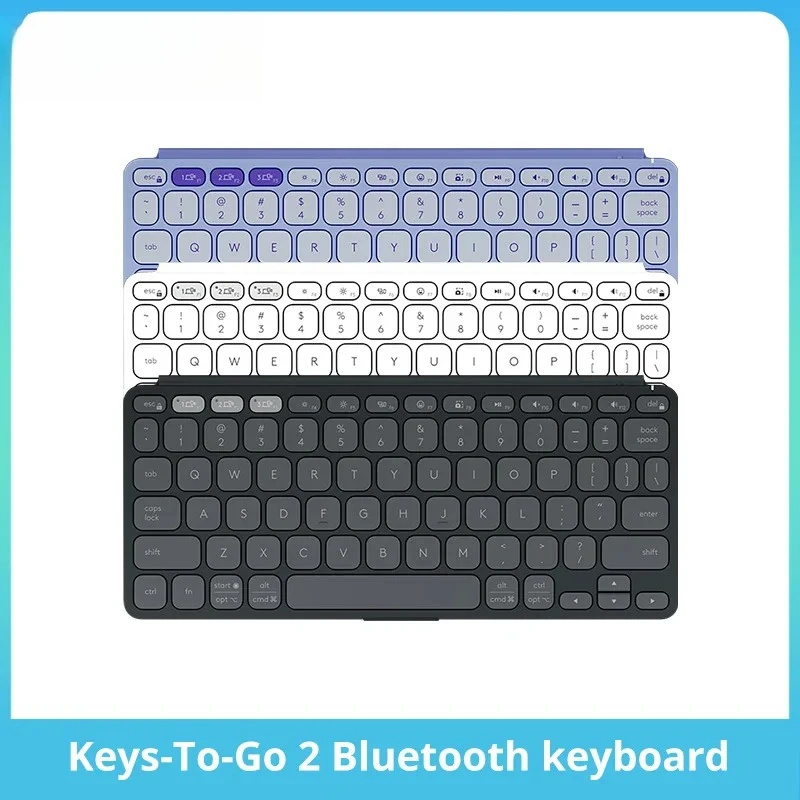 

Keys-to-Go 2 — портативная Bluetooth-клавиатура для планшета со встроенным чехлом, тонкая беспроводная клавиатура для Windows, Android,