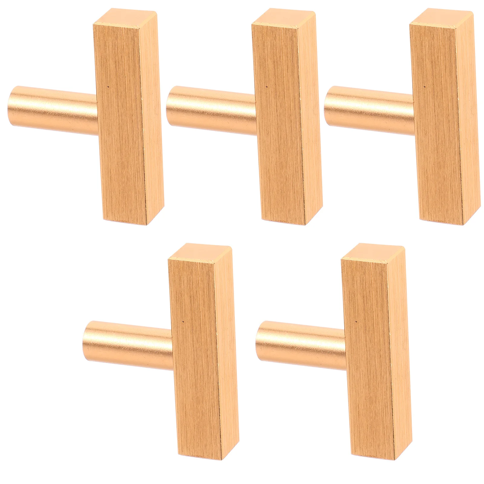 

5Pcs Metal Cabinet Door Handles Durable Replacement Pulls for Wardrobe Dresser Drawer Cupboard Closet Furniture Use