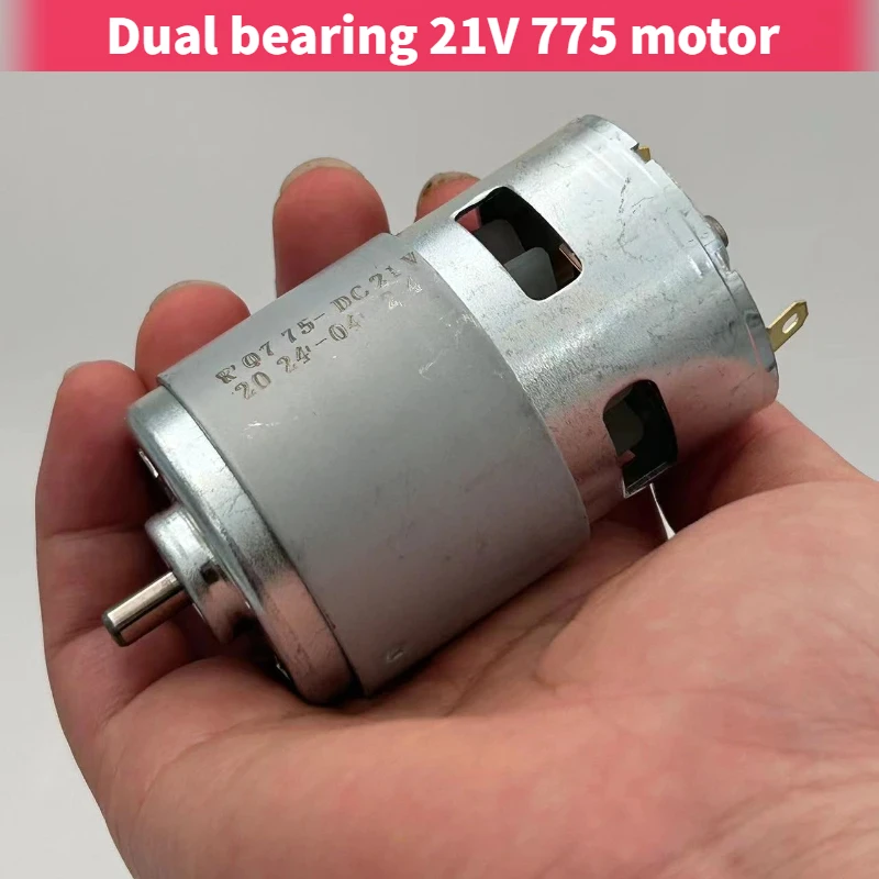 Powerful and Silent 21V DC Motor with Small Brush for High-Speed Performance