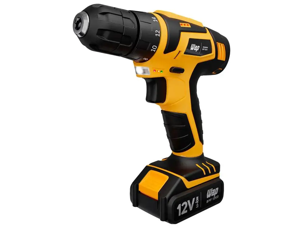 ماكينة حفر ومسمار ببطارية 12 فولت مع حافظة 13 قطعة BPF 12K3 - Bivolt