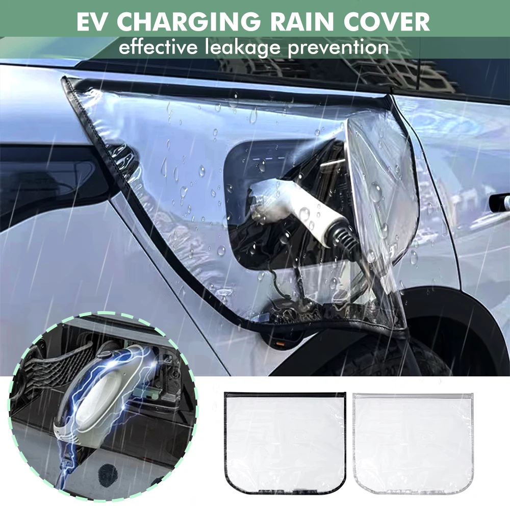 New Energy Car Charging Rain Cover Outdoor Universal Electric Vehicle Charger Port antipioggia Rain Snow Cover accessori Auto