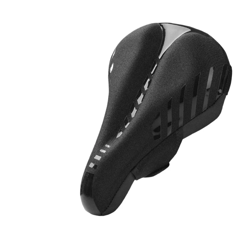 Silicone Bike Seat Cushion, Ultra Soft Gel Bicycle Saddle Cover for Mountain Road Bikes, Comfortable Pad for Pain Relief Riding