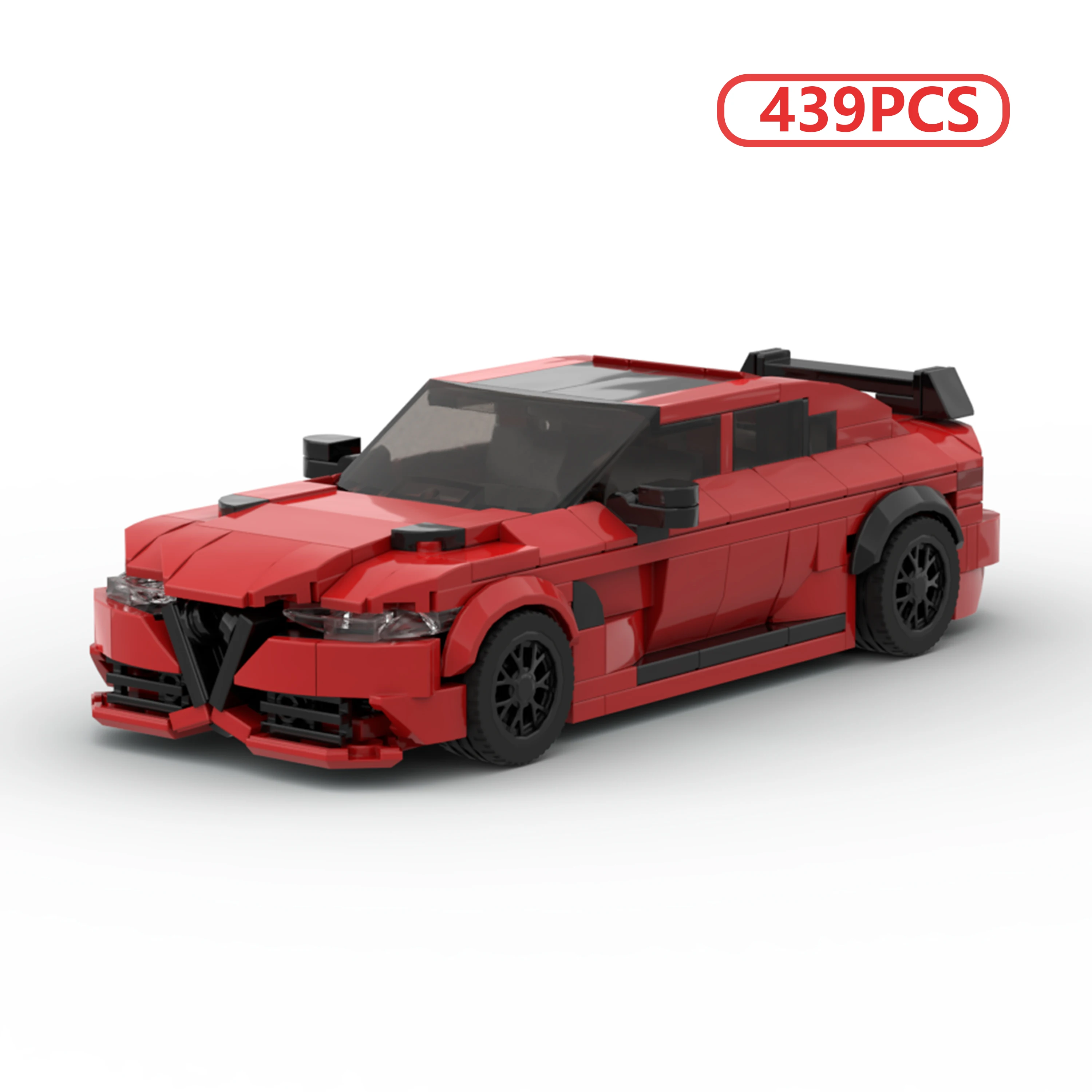 

MOC 77086 GTAm Style Sports Car Building Blocks 8-Stud Speed Series Assembly Model for Adults Collectors