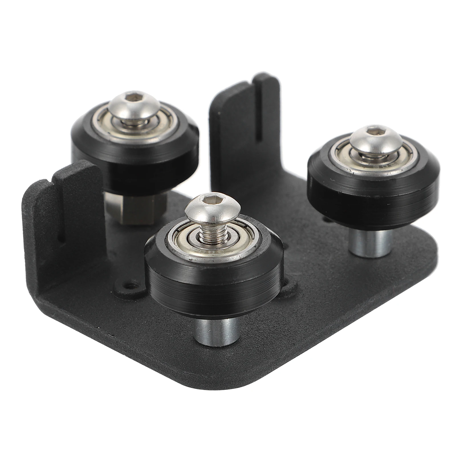 

Metal Extruder Support Plate 3D Printer Extruding Backplate Black Aluminum Alloy Smooth Adjustable For Long Use