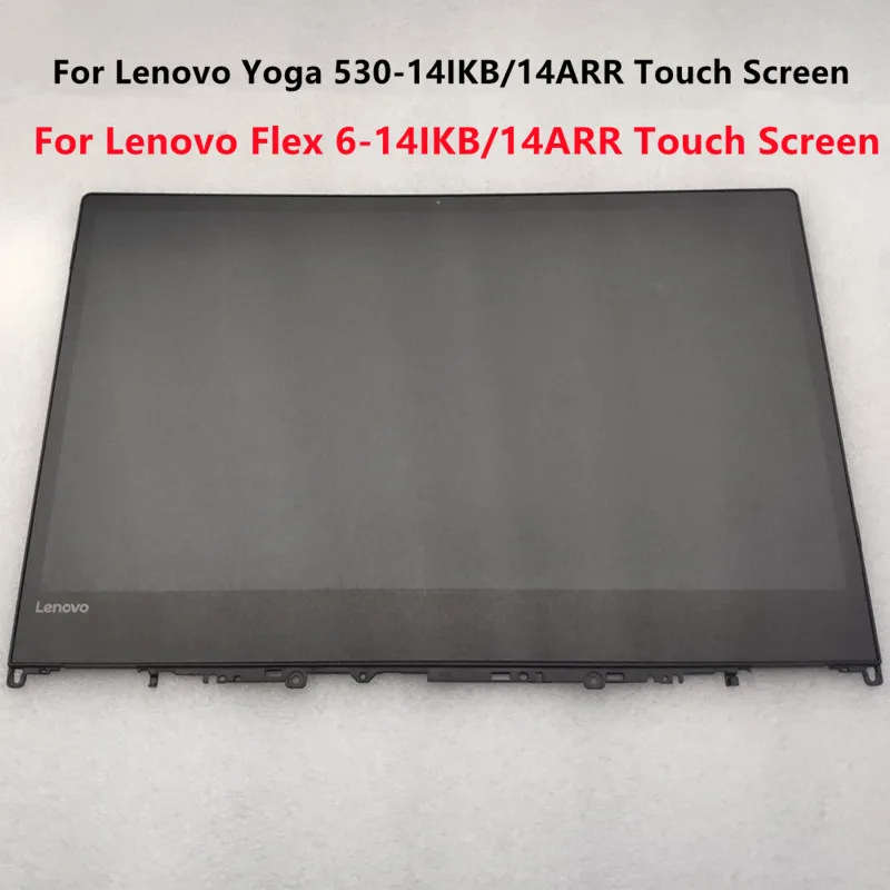 Yoga 530 14IKB Screen 5D10R03188 5D10R03189 N140HCA-EAC N140BGA-EA4 Laptop Display For Lenovo Flex 6 Yoga 530 14ARR Touch Screen