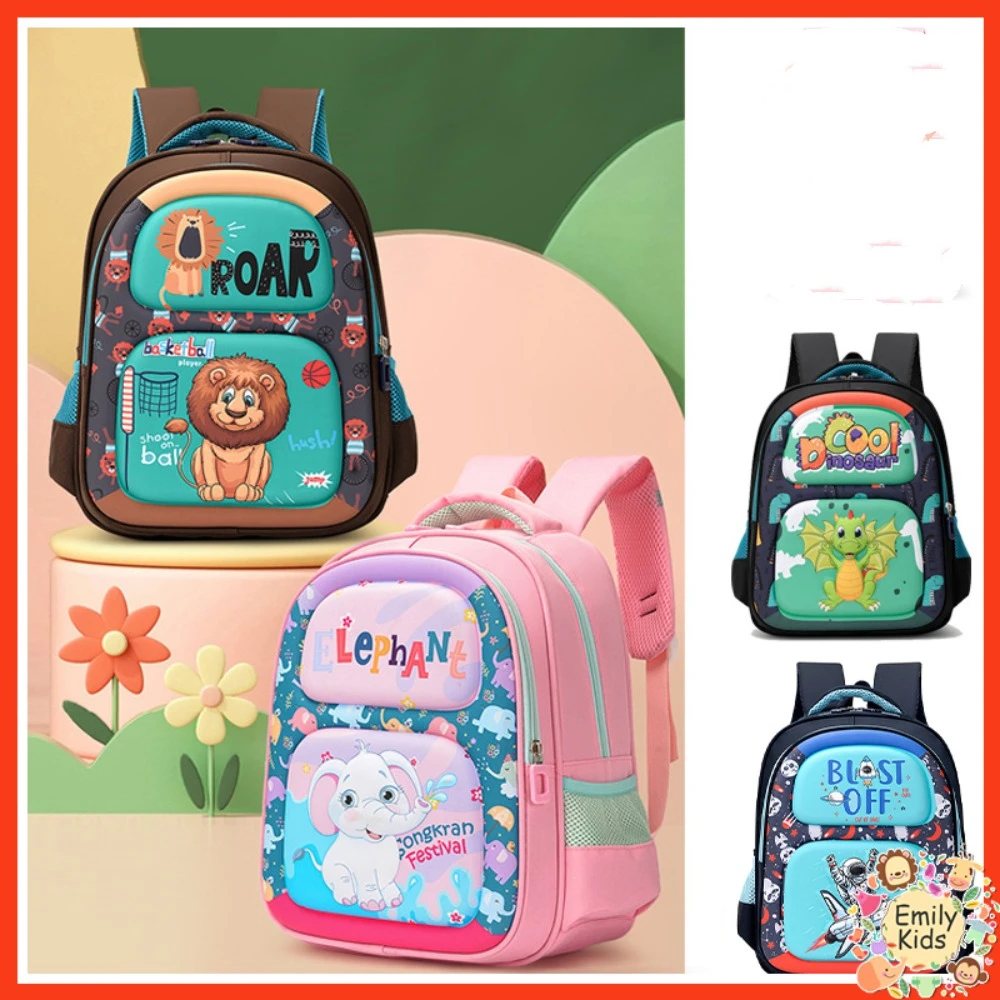 New 3D Hard Shell Cartoon Schoolbag Large Capacity Cartoon Pattern Student Backpack Lightweight Wear-resistant Traveling Bag