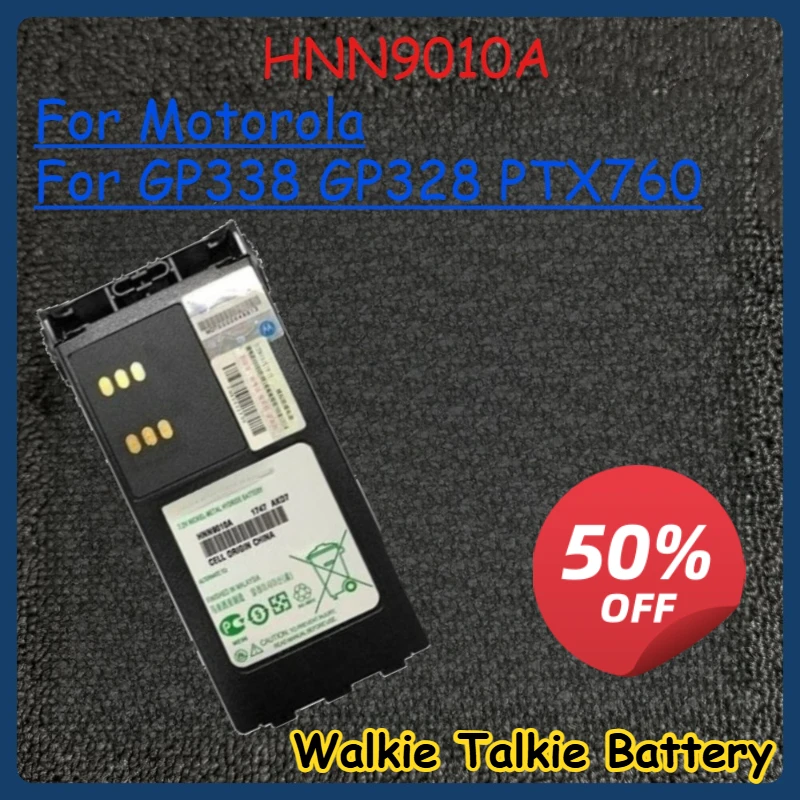 

HNN9010A Walkie Talkie Battery 1800mAh for Motorola GP338 GP328 PTX760 Pro5150 PTX760 Walkie Talkie Explosion Top Battery