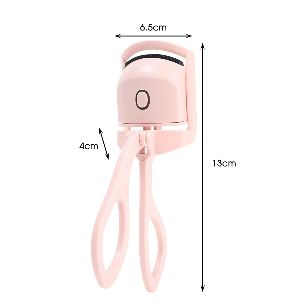 Electric Heated Eyelash Curler Eyelashes Curls Thermal Eyelash Curler Temperature Control Charging Mini Long Lasting Makeup Tool