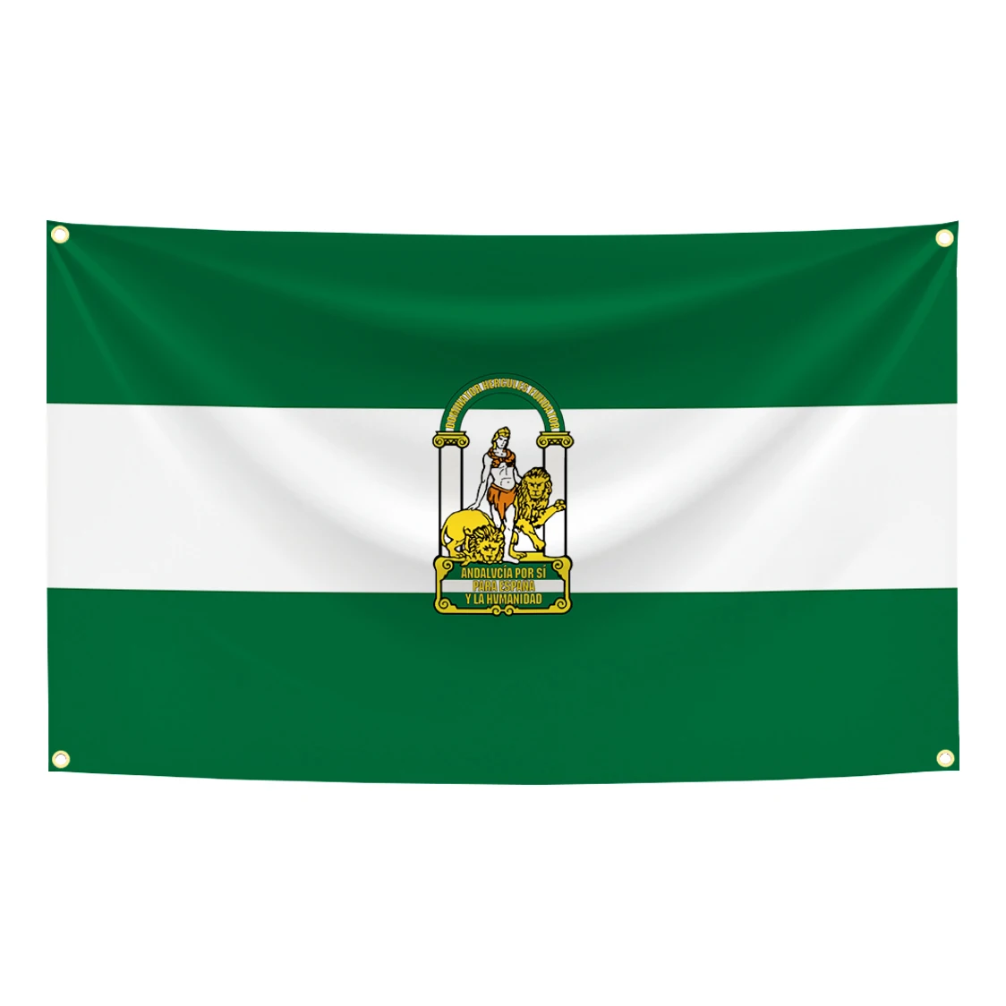 Bandera de Andalucía de 90x150cm, cartel para Bar, casa de cerveza, dormitorio universitario, arte Regional nacional, tapiz, regalo
