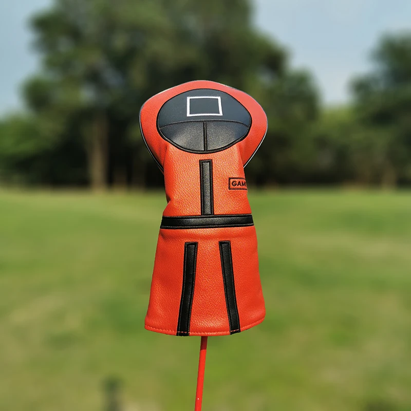 Wooden head game Golf Club Driver Fairway Woods Hybrid Putter And Mallet Putter Headcover,quality protective cover