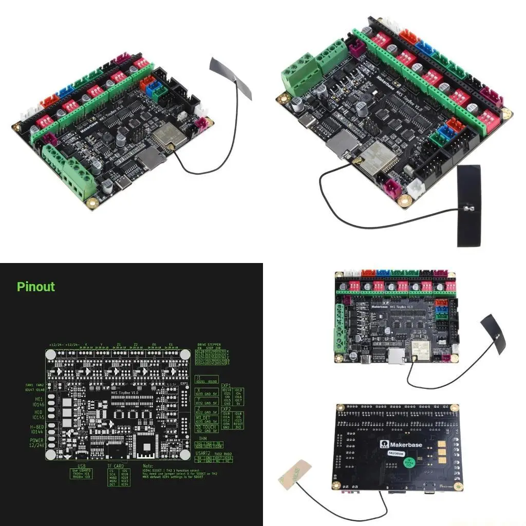 

3D-принтер MKS TinyBee, материнская плата ESP32 MCU, подходит для сенсорного Wi-Fi WEB-управления B