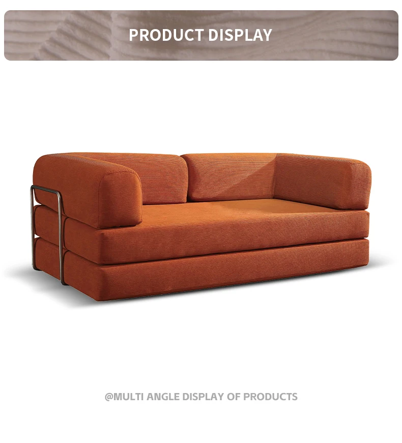 Canapé-lit pliable à Compression sous vide, canapé Convertible polyvalent, rangement Compact