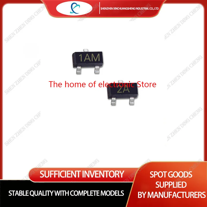 Paster transistorMMBT3904/3906 , NPN 40V 200mA/PNP 40V 200mA,    2N3904/3906 1AM/2A SOT-23 (50CS))