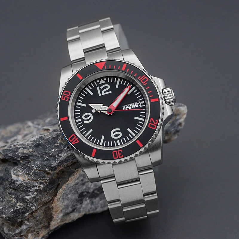 2023 Nieuwe Heren Horloge NH36 Automatische Mechanische Horloge Luxe Sport Roestvrij Staal Saffier Glas 100M Waterdicht Horloge