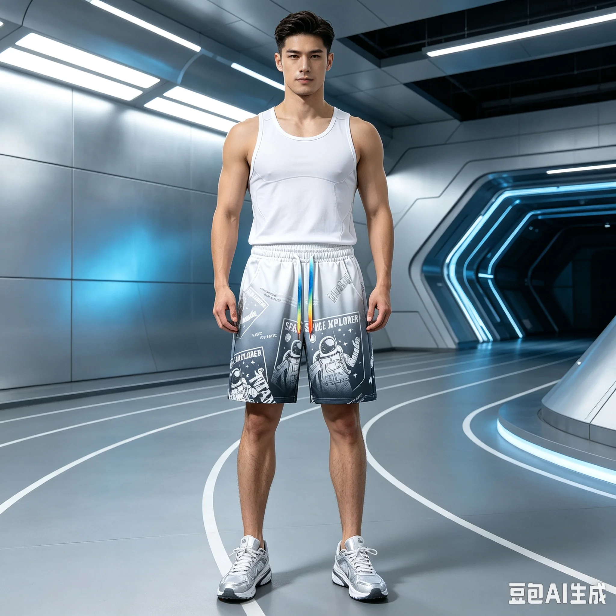 2026 Summer New China-Chic Quick Drying Casual Shorts Men's Chinese Loose Thin Sports Beach Capris