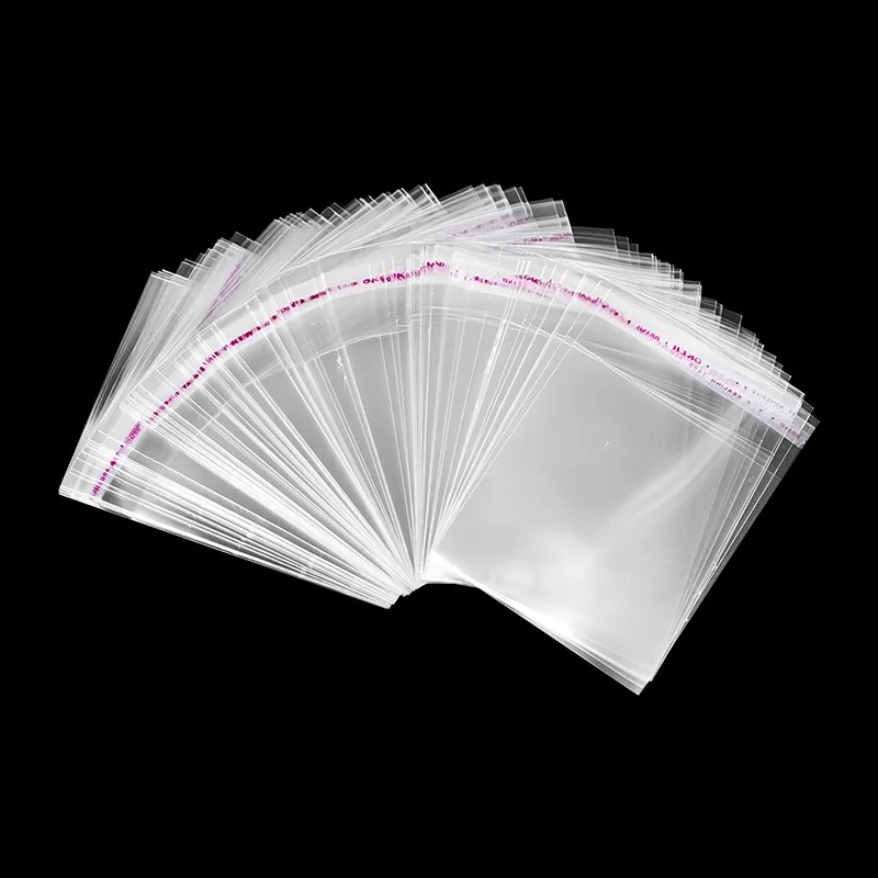 

1000pcs/lot 5*8 6*8 6*10 7*10cm Clear Transparent Self Adhesive Plastic OPP Bags Jewelry Gift Pouches Seal Packaging Bags