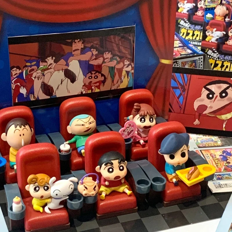 

Hot Sale Original Cute Cartoon Anime Blind Boxcinema Room Kindergarten Collection Assembly Kindergarten Toys Birthday Girl Gifts