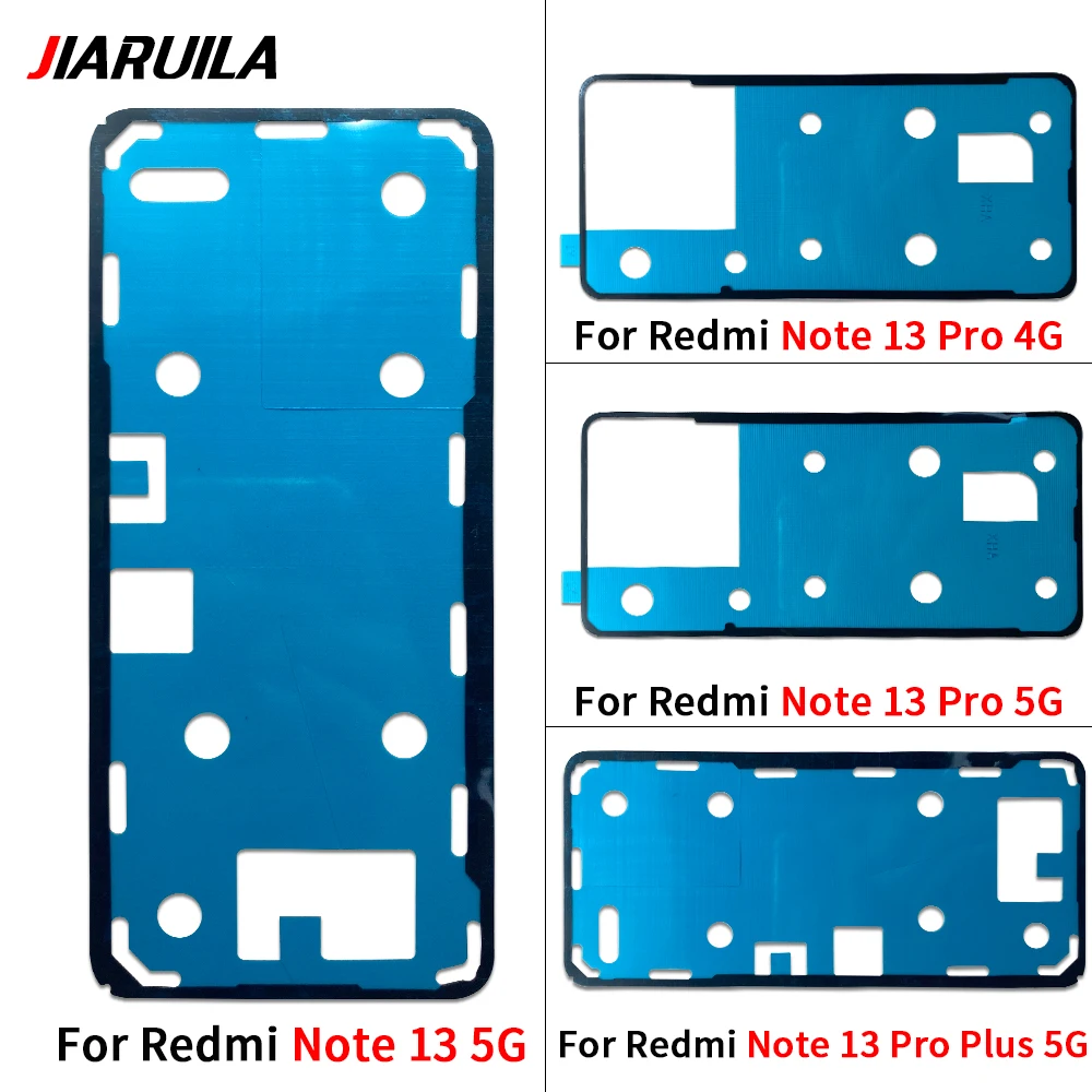 Rear Door Housing Back Cover Adhesive Sticker Tape Waterproof For Xiaomi Redmi Note 10 4G 10S 11 Se 11T 5G Pro 12 13 Pro Plus 5G