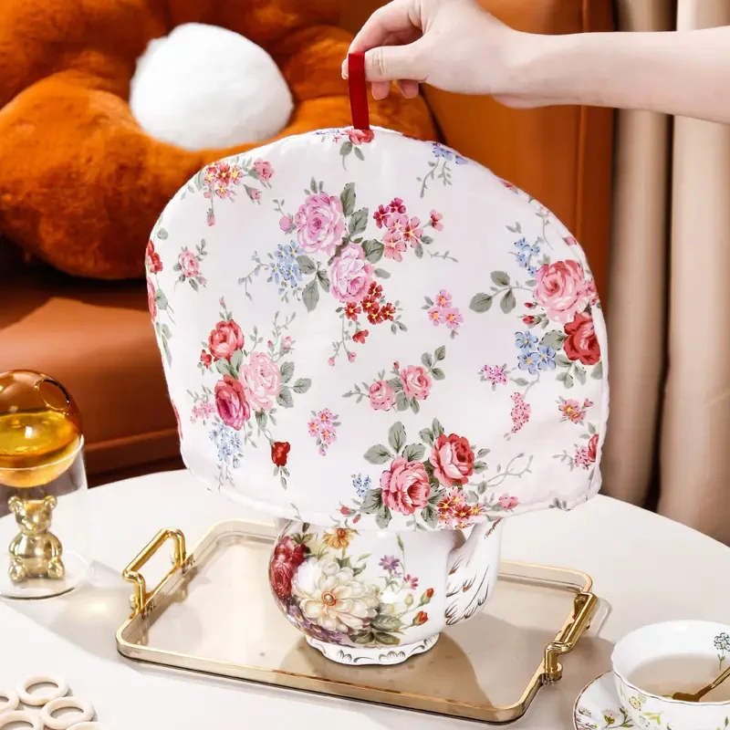 Nueva cubierta aislante para tetera Cozies de té, cubierta cálida para tetera impresa, Protector calentador de tetera para el hogar, aislamiento té acogedor