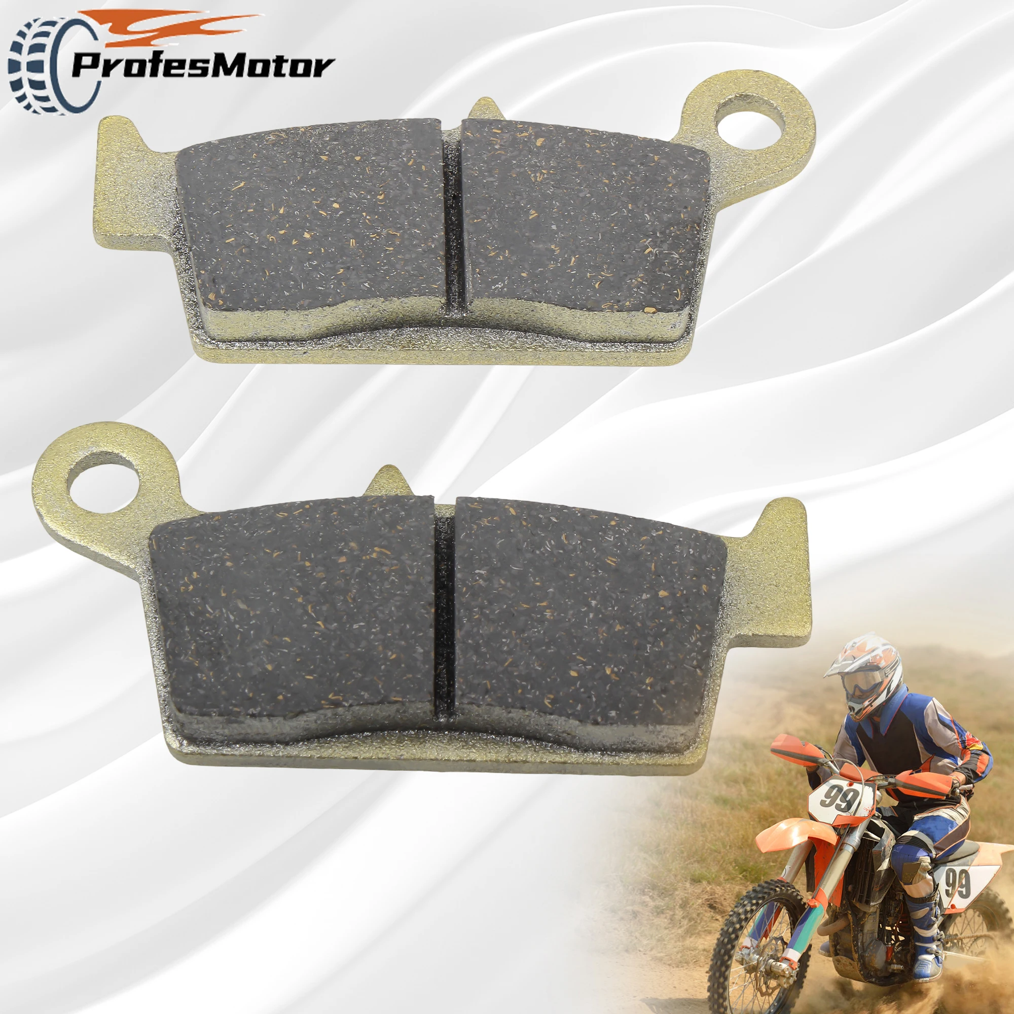 

Motorcycle Rear Brake Pads Accessories For Tracker 250 KLX125 KLX250 KLX300 HONDA CRF230L CR125R CR250R Enduro DirtBike Modified
