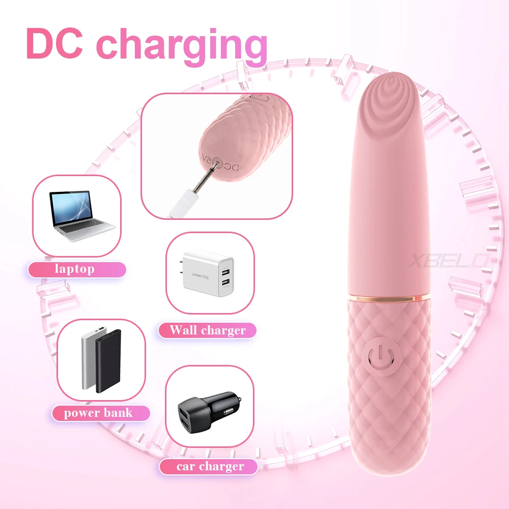 10 Speed Mini Bullet Vibrator for Women Fast Orgasm Clitoris Stimulator Rechargeable Female Masturbation Goods Sex Toy for Adult