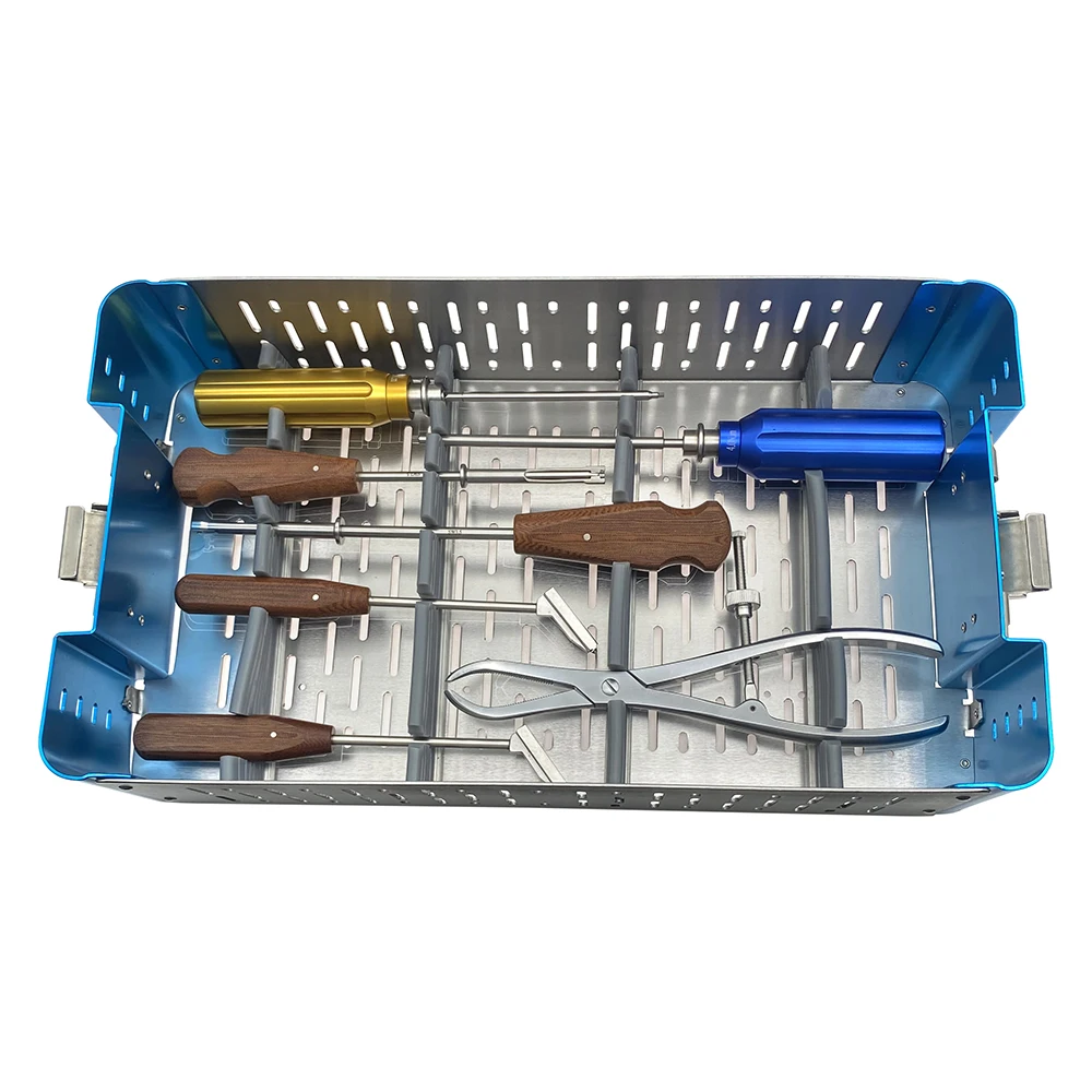 

Набор инструментов для остеотомии с блокирующей пластиной 4.0/5.0 для детей, многоразовый, для ортопедической хирургии (ветеринарная)