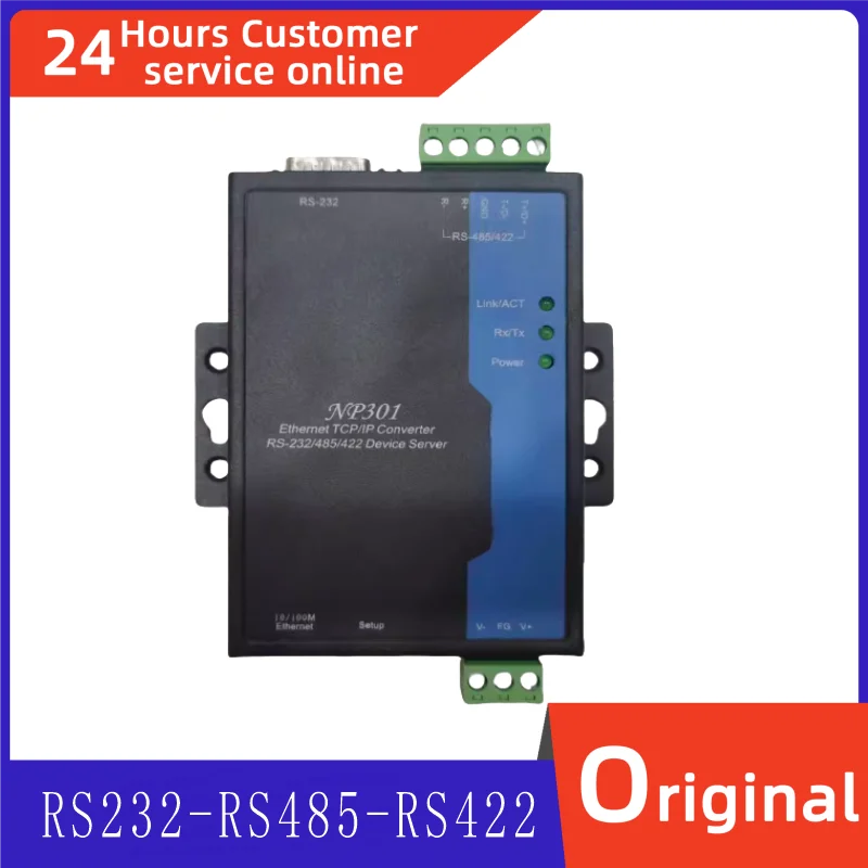 

Brand new original serial port server NP301 network RS232, RS485, RS422