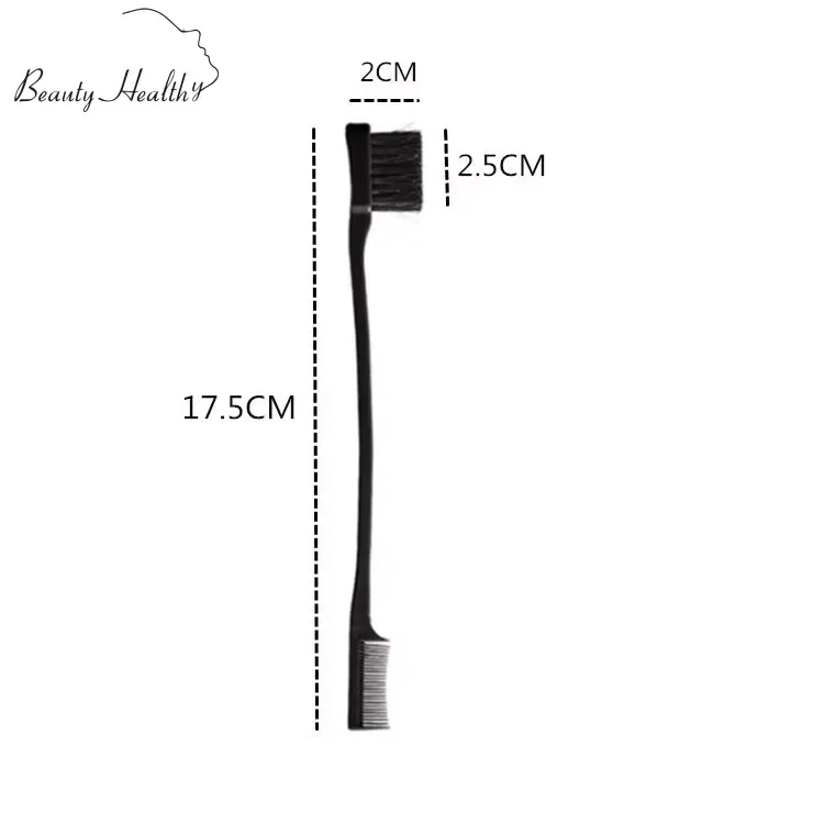 3 Pieces of Double-sided Edge Control Hair Combing Accessories Hair Styling Hair Brush Styling Accessories Styling Section Comb