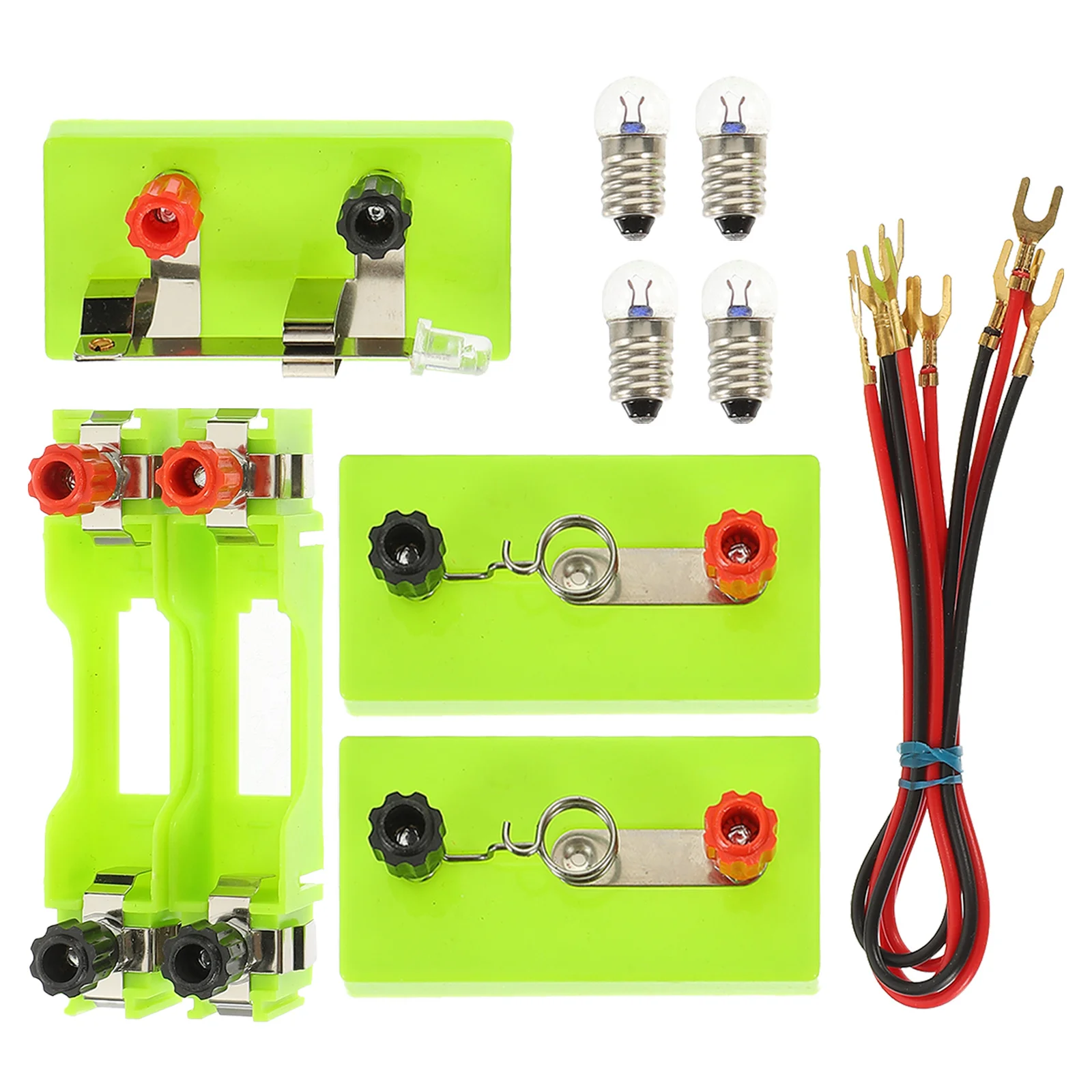 

1Set Circuit Experiment Box High-Grade Plastic Holder for Physics Lab Electrical Teaching Aids School Science Projects