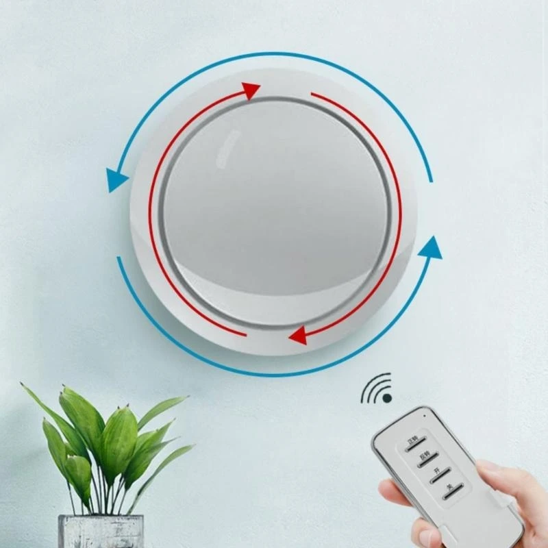 Remote Control Exhaust Fan Adjustable Duct Fan Low Noise Ventilation Fan