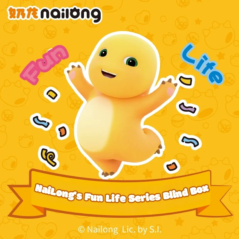 AULDEY Original NaiLong 's Fun Life Series Blind Box Tide Play Figure Desktop Toys for Boys ＆ Girls Gift Collectible Ornaments