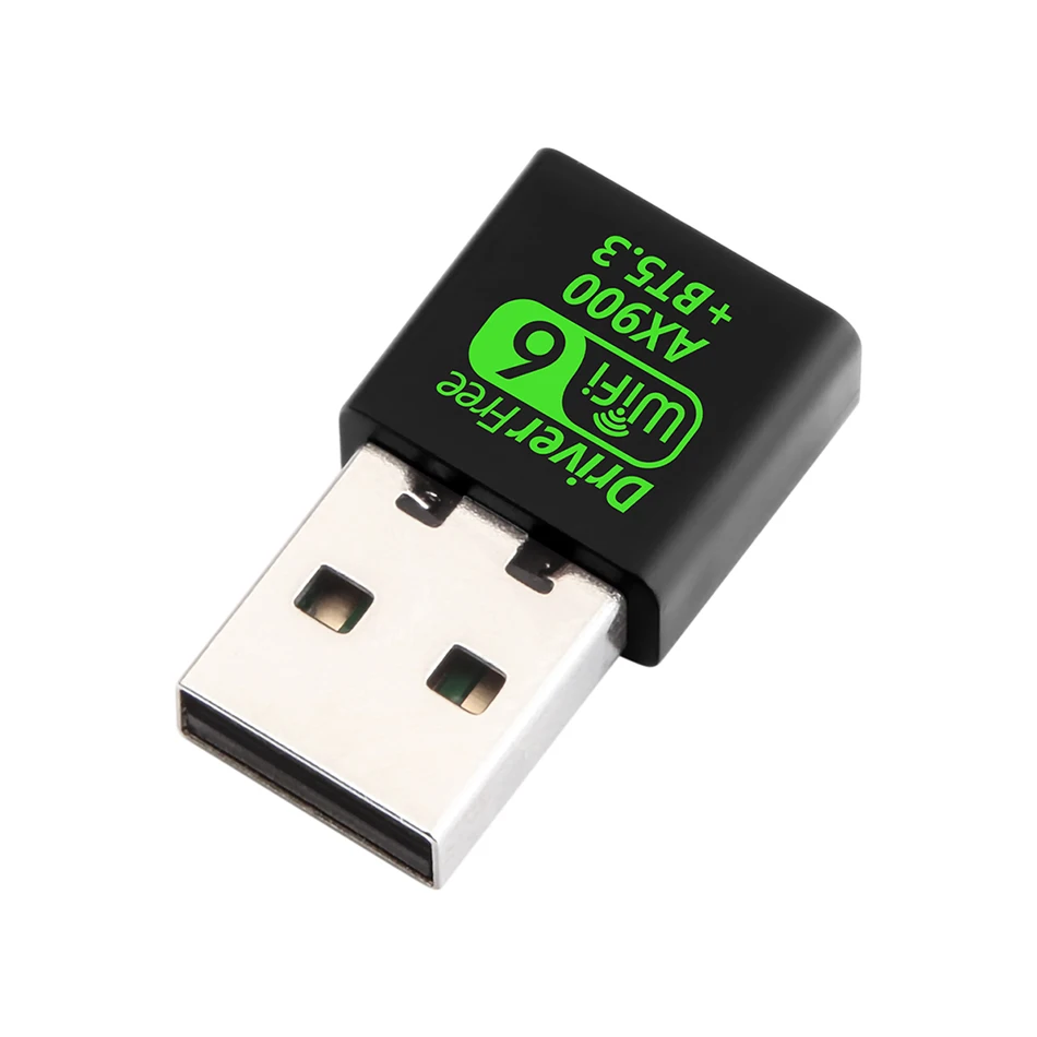 CREACUBE AX900M Wifi6 USB Wifi Adapter Driver Free 5G Dual Band USB Bluetooth-Compatibe 5.3 Adapter 2 in 1 For PC Win10/11