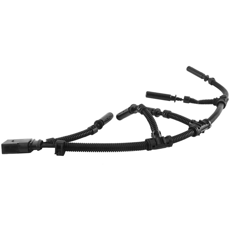 

H5-4Pcs Engine Glow Plug Bridge Wiring Harness 070971277B For VW Transporter 2003-2010 2.5 TDI 07Z971277A,074972095B