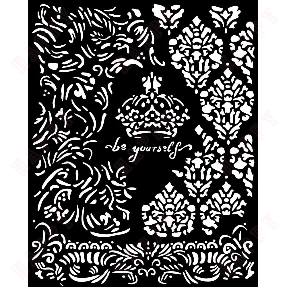 Old Lace Borders Stencil DIY Layering Stencils Graphics Painting Scrapbooking Ornament Album Embossed Template Stencil New 2024